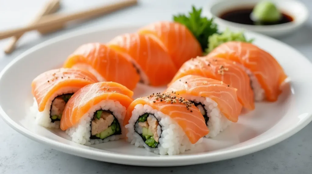 Popular Salmon Sushi Dishes Featured in NYT Articles and Crosswords